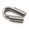 M6 Wire Rope Thimble 304 Stainless Steel (Pack of 6)