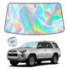 KDM Laser Silver Style Windshield Sun Shade Fit for 2010-2023