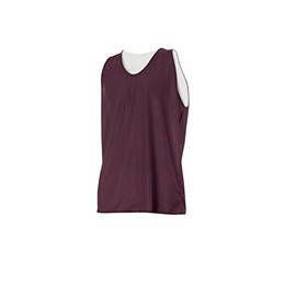 TRENDWAVE SPORTSWEAR Reversible Men's Mesh Performance Athletic Basketball Jerseys for Team (Maroon/White, XXX Large)