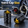 Duck Tire Valve Stem Caps Compatible with Jeep Wrangler All