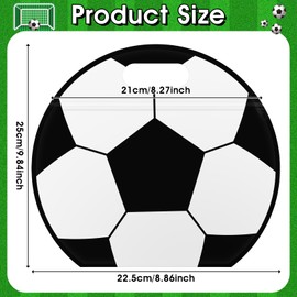 24pcs Soccer Snack Bags with Handles Reusable Sealed Candy Bags, Stand-up Bottom Goodie Bags for Soccer Sport Practice Birthday Gifts and Soccer Party Supplies, Students Back to School Treat Bags