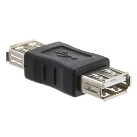 QualConnect USB Coupler/Gender Changer, Type A Female to Type A Female