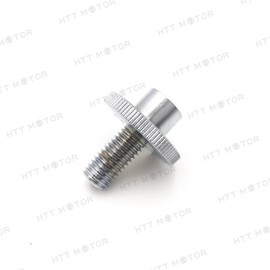 SMT-CHROME CLUTCH CABLE ADJUSTER 10MM Compatible With Kawasaki Suzuki [B077PLW8JV]