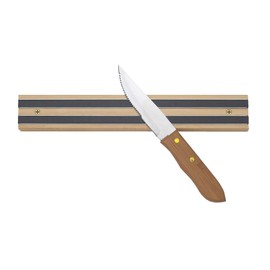 HIC Harold Import Co. HIC Magnetic Knife Holder and Tool Storage Bar, Wood, 12-Inches, 12 inch