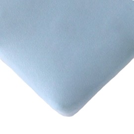 Children's Fitted Sheet 70 x 140 cm Blue 100% Organic Cotton Breathable Easy Care Cuddly Soft GOTS Certified