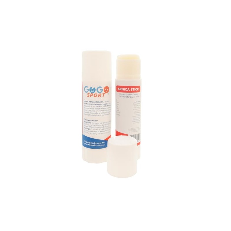 GOGO Sport Arnica Stick, Blsamo para Golpes y Moretones, Pack