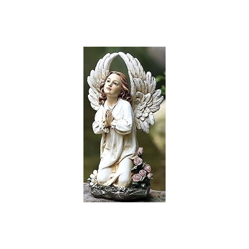 Joseph's Studio Kneeling Angel Garden Statue