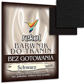 Wohnkult 15 g Textile Dye, No Boiling, Fabric Dye, Re-dyeing, 16 Selections (Black)