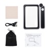 Handheld Magnifier 4X Magnifying Glass for Reading Full Book Page