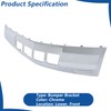 WFLNHB Chrome Front Bumper Lower Valance Skid Plate Replacement for