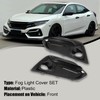 FZJDSD 1Pc Fog Light Cover Set Compatible with Honda Civic