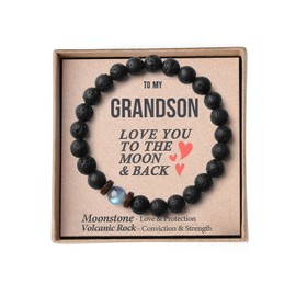 Son Bracelet from Dad To My Son Bracelet Mens Bracelet Bead Bracelet To My Daughter Bracelet from Mom Gifts for Men Stocking Stuffers