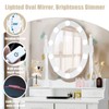 MAT EXPERT Vanity Desk Set with Lighted Mirror, Versatile Dresser
