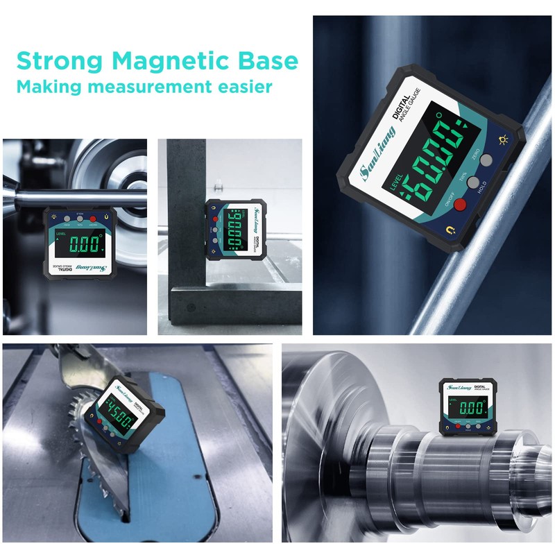 Sanliang Digital Level Angle Gauge Meter Magnetic Electronic Level Angle