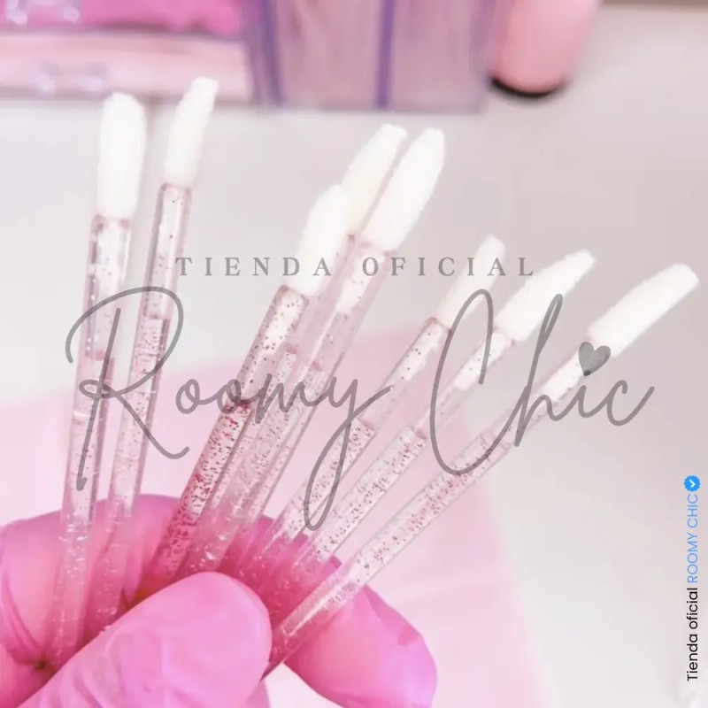100pzs Lip Brush Desechable Para Pestañas Microblading Labio