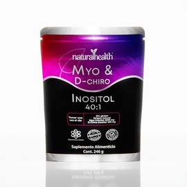 Natural Health. Myo & D-Chiro Inositol Ratio 40:1. Polvo 246 g. Ingredientes naturales.