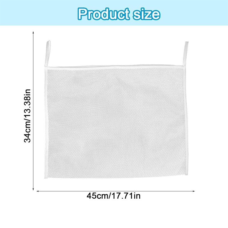2 PCS Bath Toy Net, Bath Toy Holder, 2PCS Fold-Able