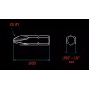 vessel Genuine Vessel JIS #1 #2 #3 Screwdriver Bit Set