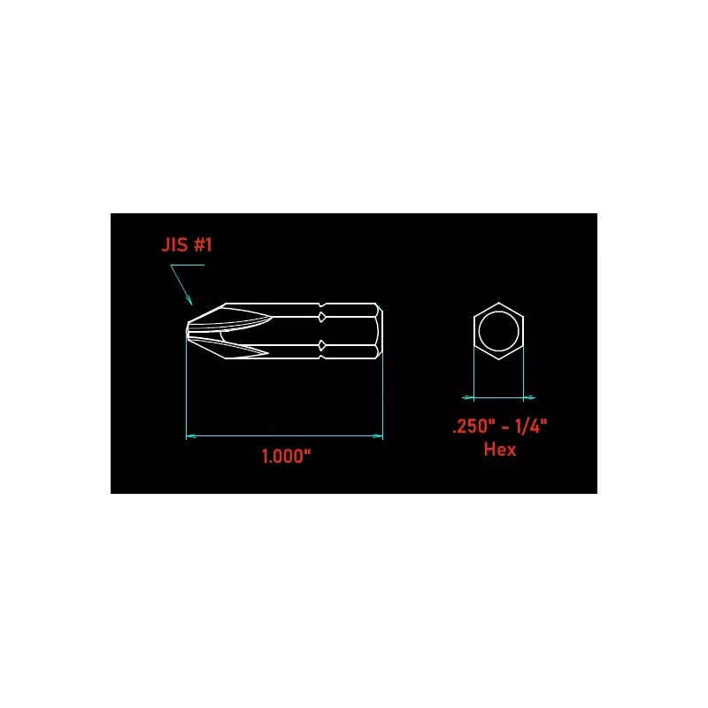 vessel Genuine Vessel JIS #1 #2 #3 Screwdriver Bit Set