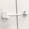 6-Inch Stainless Steel Cabin Hooks - White Gate Hook &