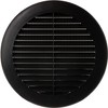 Ø 150mm / 6 inch Black Plastic Ventilation Grille -