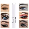 Yeweian Black White Eyeliner Pencil Set, Matte Smooth White Eye