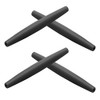 2 Pair Black Replacement Earsocks for Oakley Half Wire 2.0
