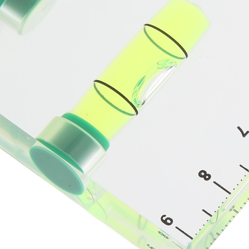 Two Dimensional Horizontal Bubble Level Portable Two Way Integrated Level