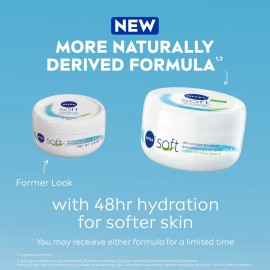 Nivea Soft Moisturizing Creme Refreshing Jojoba Oil & Vitamin E Formula 6.8 oz