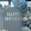 Happy Birthday Sign for Backdrop, Happy Birthday Acrylic Mirror Decal