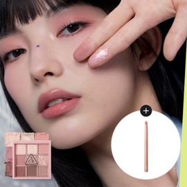 3CE 쓰리씨이 3CE멀티 아이 컬러 팔레트 (증)글로우 아이 포인트 브러쉬 3CE Multi Eye Color Palette (Gift) Glow Eye Point Brush
