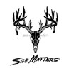 Size Matters Deer Skull Antler Decal – Dead Head Decal