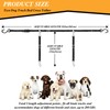 SKIPWALL Truck Bed Dog Tether for Two Dogs,Ratchet Tightening Adjustable