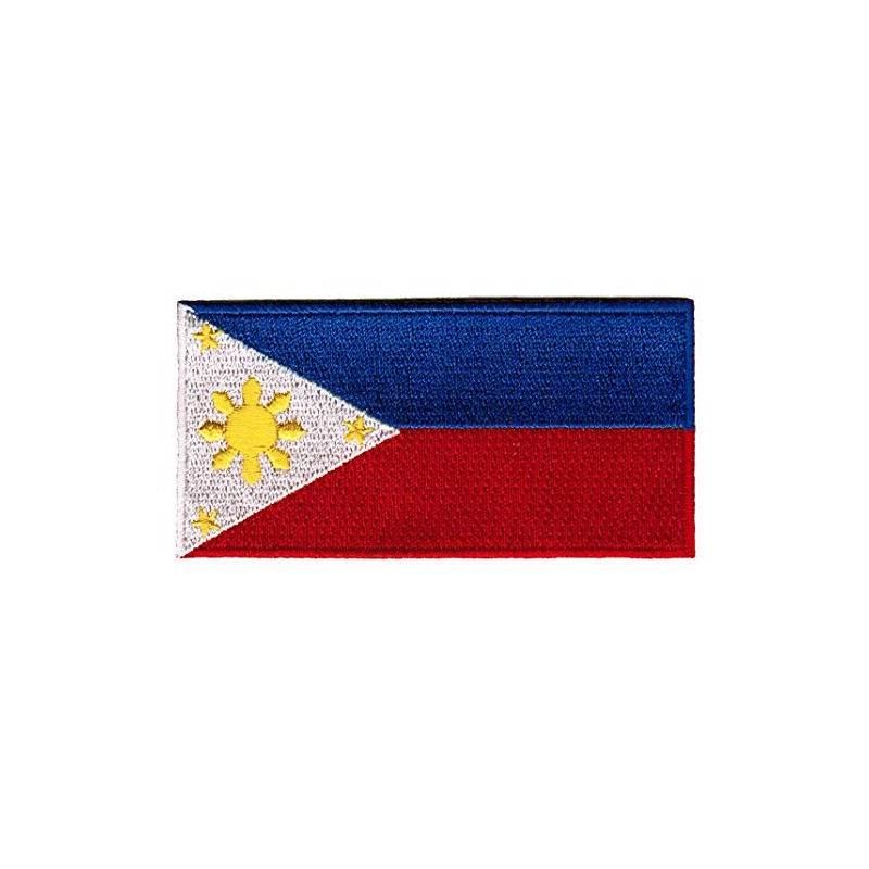 Cypress Collectibles - Philippines Flag Patch - Premium Embroidered Appliqué