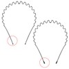 Unisex Face Wash (Wire Headband Type E) Wave Hairband Men Women / 남여공용 세안 세수 (철사 머리띠 E타입) 웨이브 헤어밴드 남성 여성
