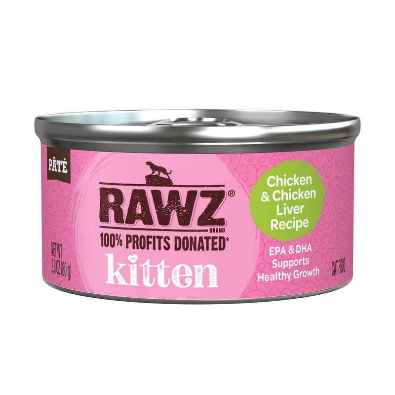 Rawz awz Natural Premium Kitten Pate Canned Cat Wet Food