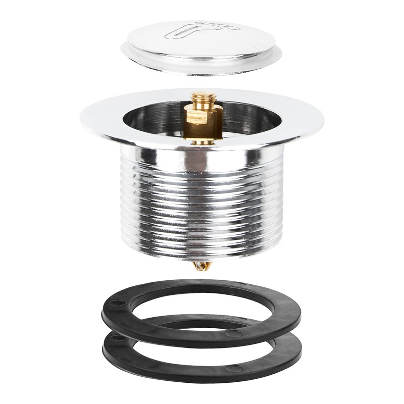 Ultra 1.5 Inch Chrome Click Clack Bath Waste Plug ABS