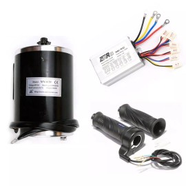 Unbranded 48V 1000W Brush Electric E-BIKE Motor Controller Throttle ATV Go Kart Scooter