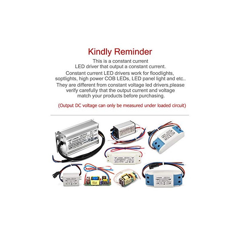 Chanzon LED Driver 450mA (Constant Current Output) 21V-43V (Input 100-240V