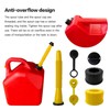 Gas Can Replacement Spout Kit Flexible Pour Nozzle with Gasket