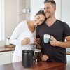 TTSTOIEE Vacuum Lid Coffee Tin (Coffee, Tea, Stainless Steel Container