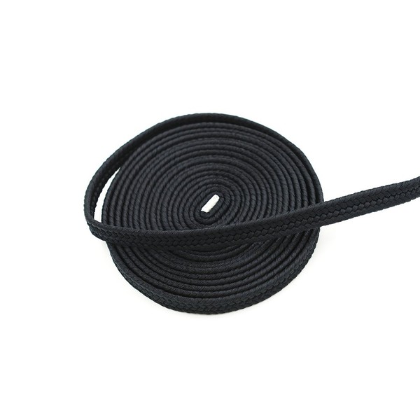 YJ COOL Synthetic Silk Ito Sageo Wrapping Cord for Japanese Samurai Swords Handle Saya - Black