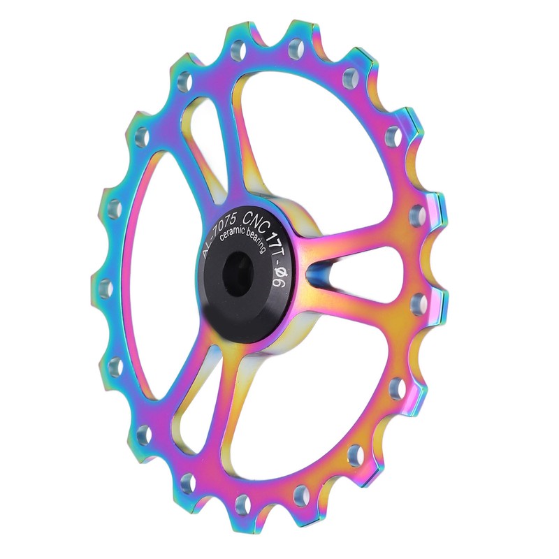 MEIJUN 17T Ceramic Rear Derailleur Guide Wheel Aluminum Alloy Rear
