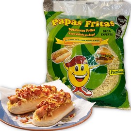 DECA EXPERTS - Shoestring Potato Sticks, Crispy, Crunchy Snack Hotdog of 35.27oz - 1000gr - Papitas de Hotdog - Papas Cabello de Angel - Papa Chongo - Fosforito de papa