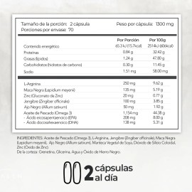 Maca Negra | Suplemento Para Hombres | 140 Softgels | Maklen