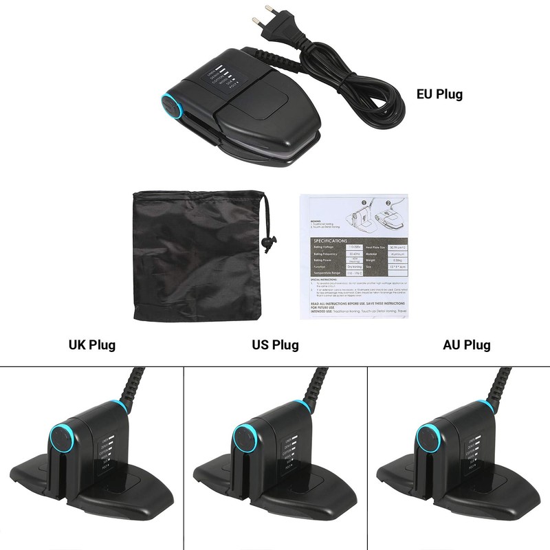 Portable Electric Mini Iron Dry Iron Folding Iron Wrinkle Remover