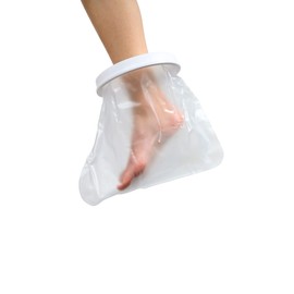 Firstar Waterproof Foot Protector - Protection for Bandages, Plasters, Wounds, Rash, Burns, Injuries, Showers and Bathing