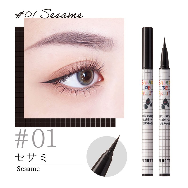 FLORTTE 01 Color Liquid Eyeliner WP
