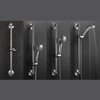 Shower Slide Rail Set 360° Rotation Adjustable Height with 1.5m