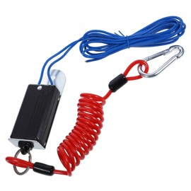 SUPVOX Durable Trailer Breakaway Switch with Electric Brake Controller Coiled Cable for Rv Towing Easy Installation Versatile Use for Operation